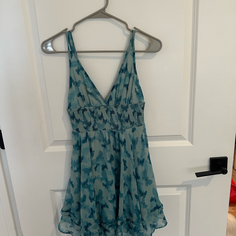Blue Floral Dress